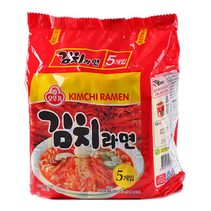 不倒翁泡菜拉面600g（120g*5）(B3-01-08)