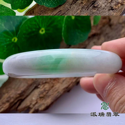 派瑞翡翠 翡翠手镯 糯种 绿色 商品图2