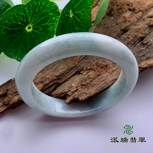 派瑞翡翠 翡翠手镯 糯种 绿色 商品图0