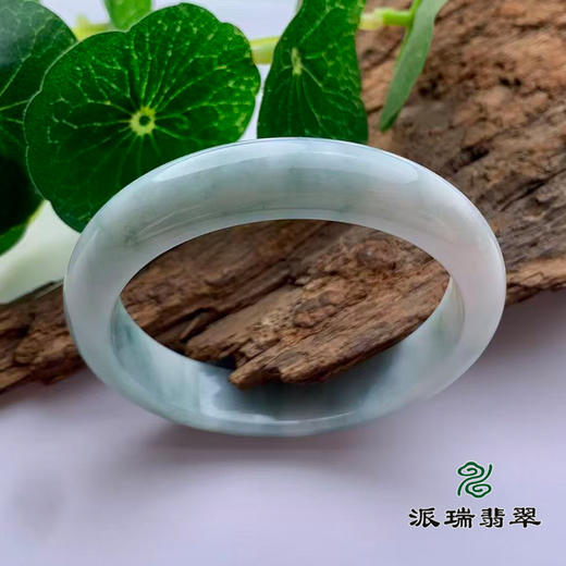 派瑞翡翠 翡翠手镯 糯种 绿色 商品图0