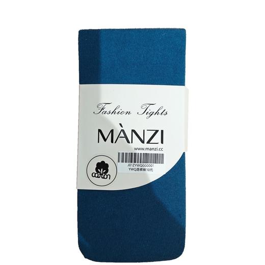 曼姿MANZI春季中厚棉质脚踩/踏连裤袜 全棉打底袜子 女 商品图2