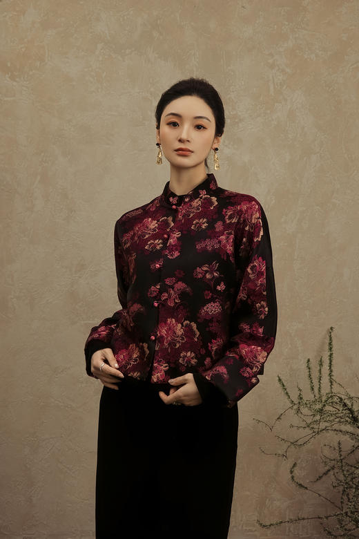 盛唐婧 |暗香中式国风对襟外套 商品图3