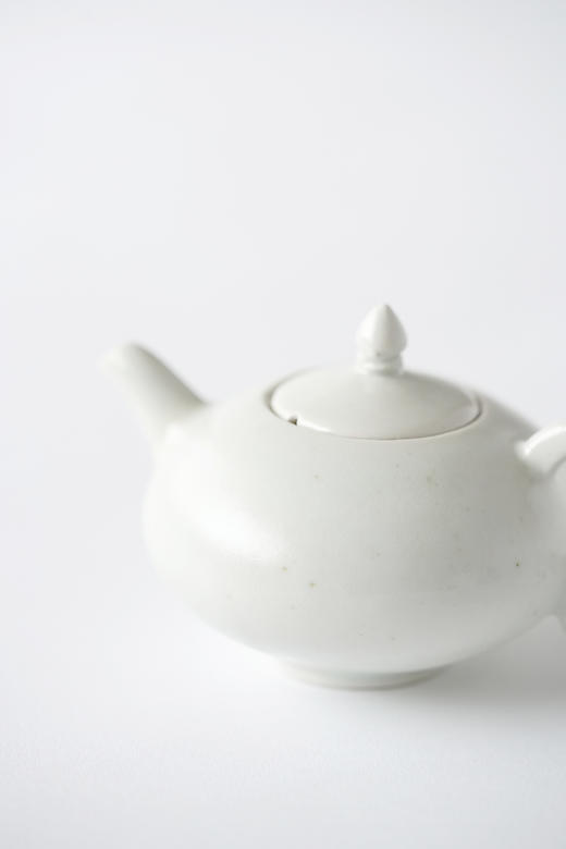 田中茂雄08白瓷｜算盤形茶壺 商品图2