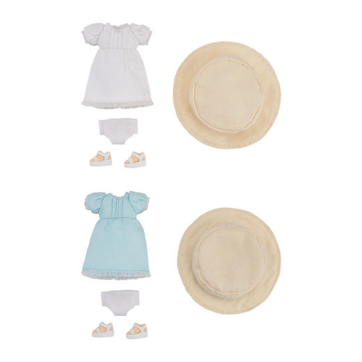 【GSC预售定金】粘土娃 服装套组 简约连衣裙（白色/蓝色） 商品图4