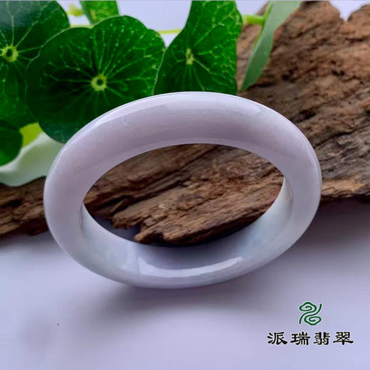 派瑞翡翠 翡翠手镯 糯种 紫色 商品图0