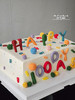 英文字母蛋糕方形（提早48小时预订） 商品缩略图1