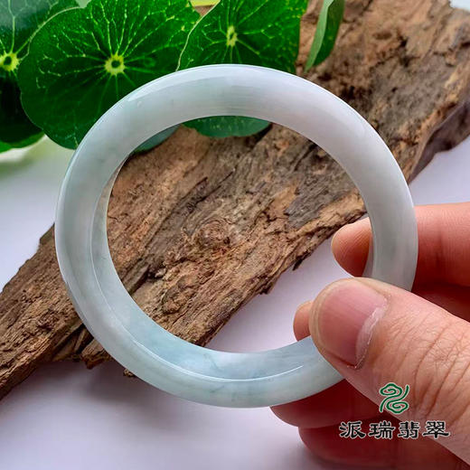 派瑞翡翠 翡翠手镯 糯种 绿色 商品图3