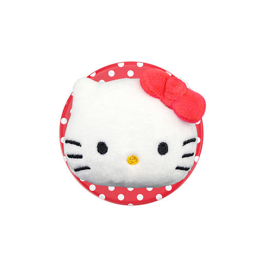 【Hello Kitty和朋友们】摸摸Hello Kitty·MagSafe圆啪嗒 泡泡骚 x Hello Kitty合作系列 MAGSAFE磁吸手机气囊支架 白色 波点 毛绒 商品图2