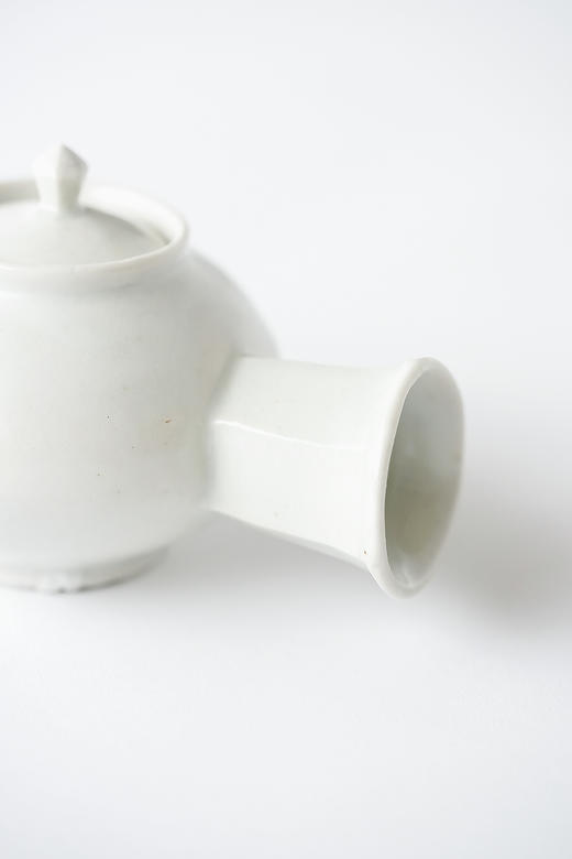 田中茂雄10白瓷｜面取棒手茶壺 商品图3
