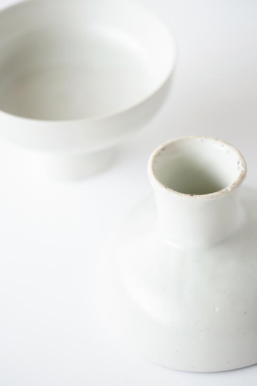 田中茂雄07白瓷｜高杯茶盌 商品图5