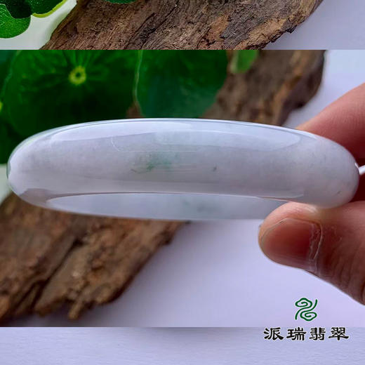 派瑞翡翠 翡翠手镯 糯种 绿色 商品图2