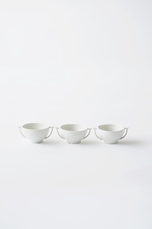 田中茂雄01白瓷｜耳杯 商品图1