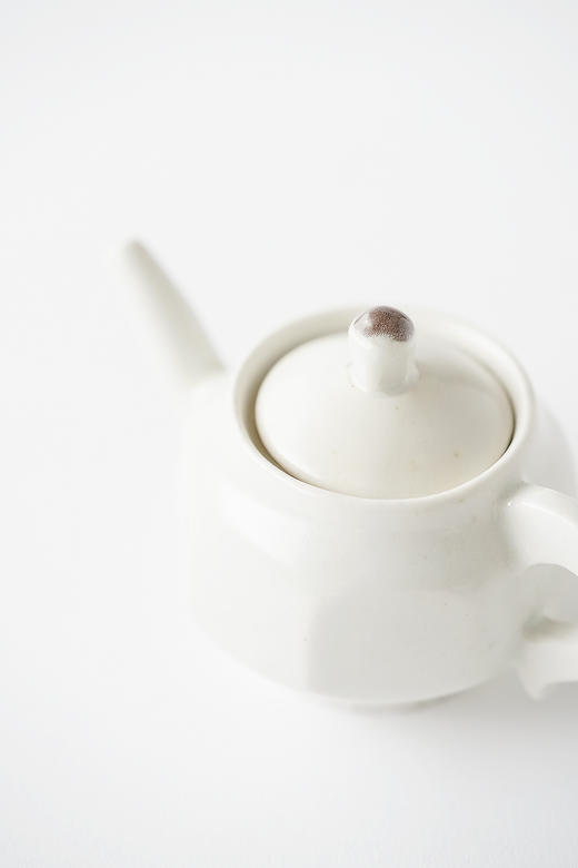 田中茂雄09白瓷｜面取茶壺 商品图1