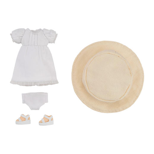 【GSC预售定金】粘土娃 服装套组 简约连衣裙（白色/蓝色） 商品图5