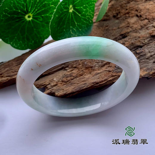 派瑞翡翠 翡翠手镯 糯种 绿色 商品图0