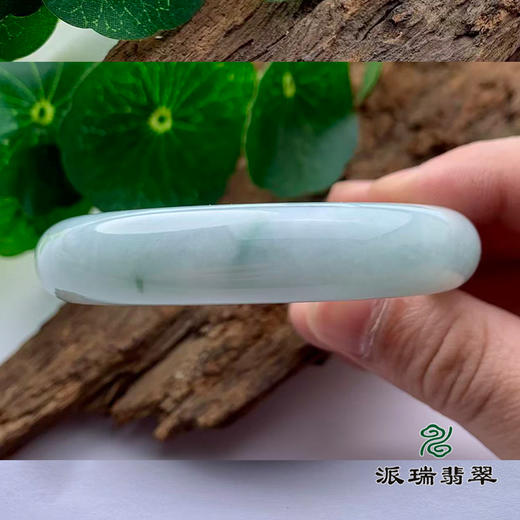 派瑞翡翠 翡翠手镯 糯种 绿色 商品图2
