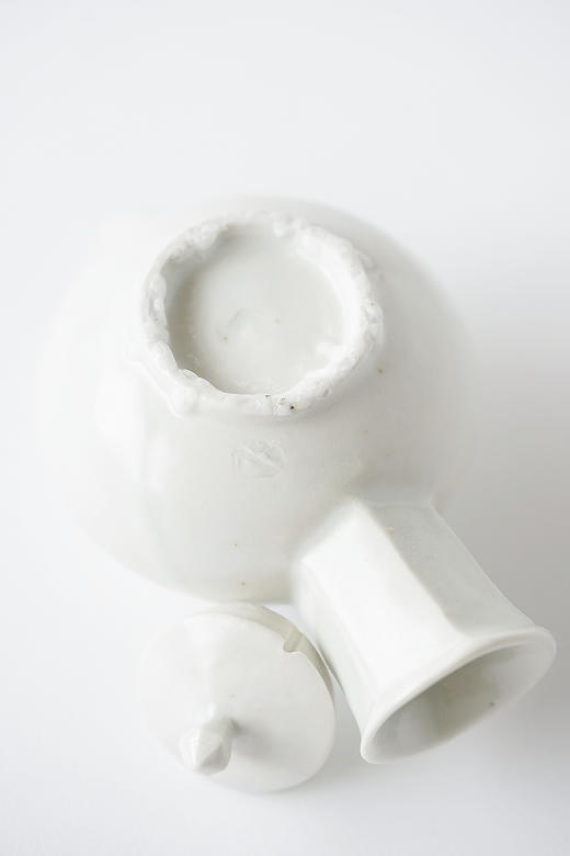 田中茂雄10白瓷｜面取棒手茶壺 商品图5