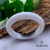 派瑞翡翠 翡翠手镯 糯种 白色 商品缩略图0