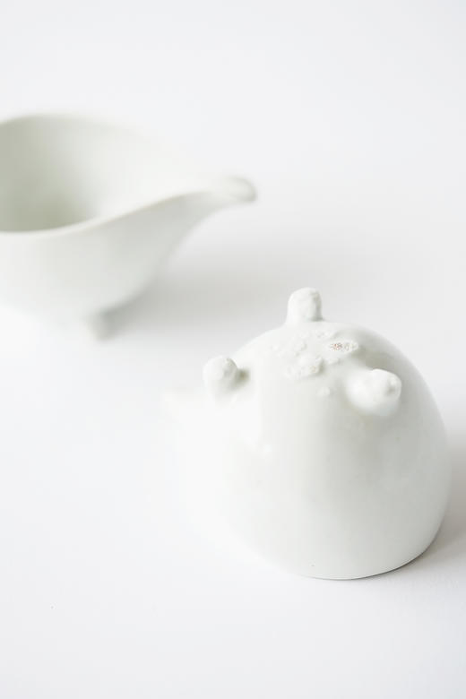 田中茂雄03白瓷三足茶海 商品图4