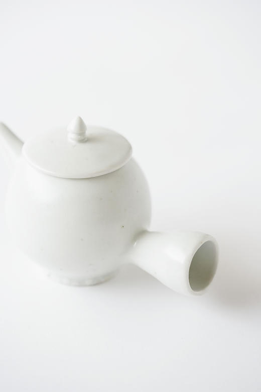 田中茂雄11白瓷｜棒手茶壺 商品图2