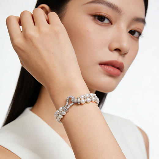 【女神节首选】天然淡水珍珠 设计款手链 诸暨直发 一物一证 假一赔十 下单即送珍珠粉！ 商品图6