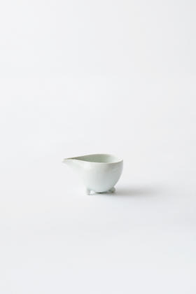 田中茂雄03白瓷三足茶海