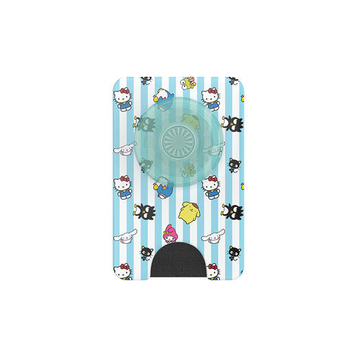 【Hello Kitty和朋友们】蓝白条纹·MagSafe卡包 泡泡骚 x Hello Kitty合作系列 Wallet of Magsafe磁吸卡包系列 拼贴 商品图1