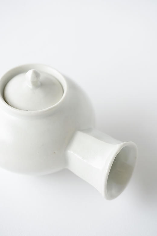 田中茂雄10白瓷｜面取棒手茶壺 商品图4
