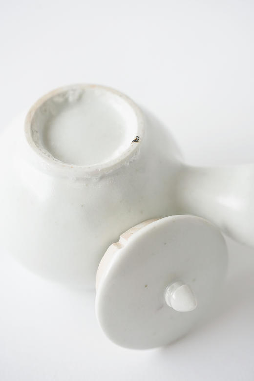 田中茂雄11白瓷｜棒手茶壺 商品图3
