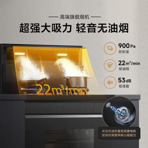 米家小米智能蒸烤一体集成灶P1家用蒸箱烤箱烟灶一体70L大容量蒸烤炸三合一(天然气)JJZT-MJC02M220V 商品图2