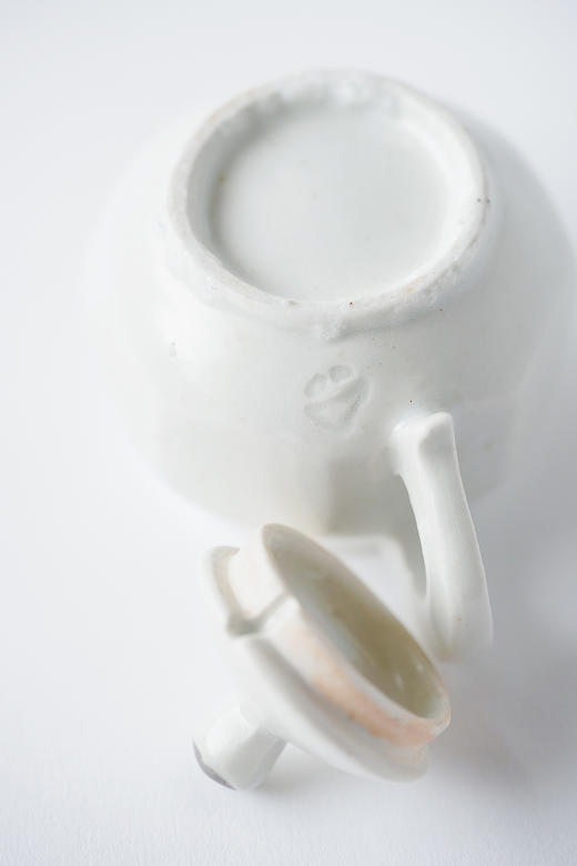 田中茂雄09白瓷｜面取茶壺 商品图5