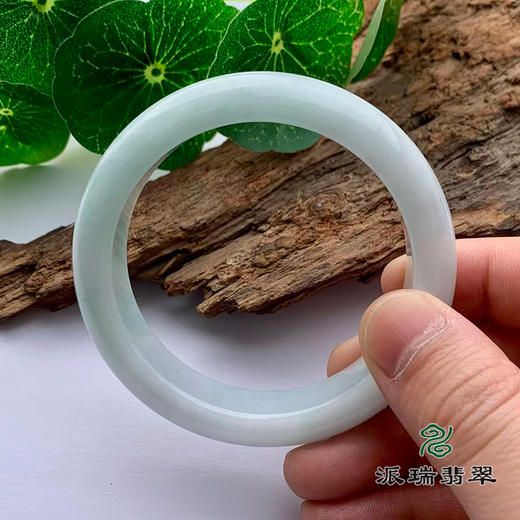 派瑞翡翠 翡翠手镯 糯种 绿色 商品图1