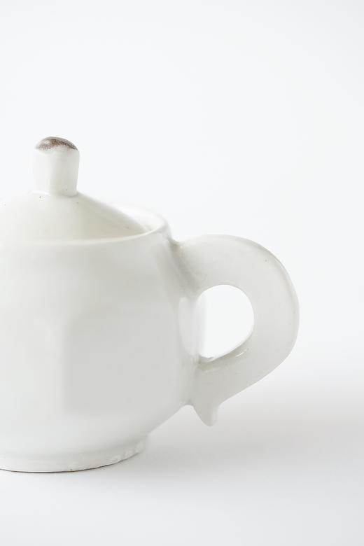 田中茂雄09白瓷｜面取茶壺 商品图2