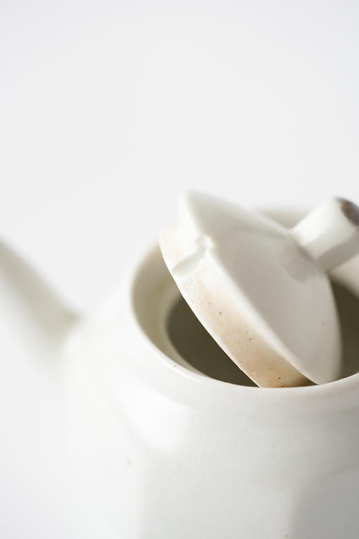 田中茂雄09白瓷｜面取茶壺 商品图3