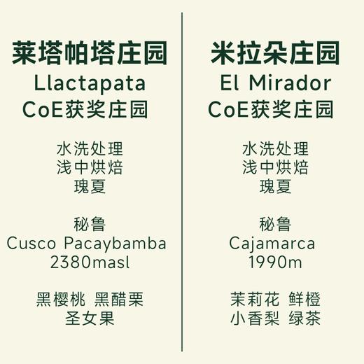 羊驼下午茶 | 秘鲁瑰夏组合 商品图2