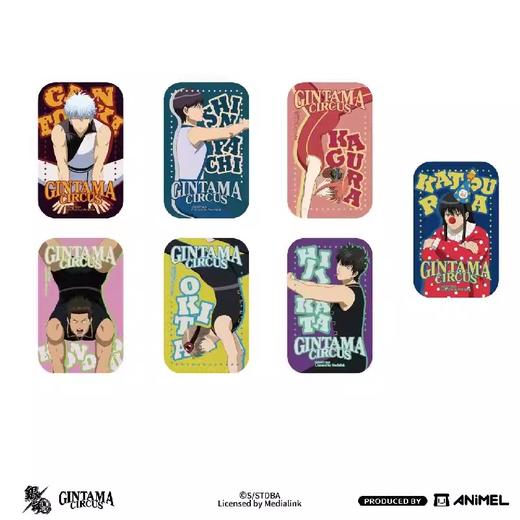 银魂 20周年系列 徽章 吧唧 杂技团款 7包/盒 国谷 商品图0