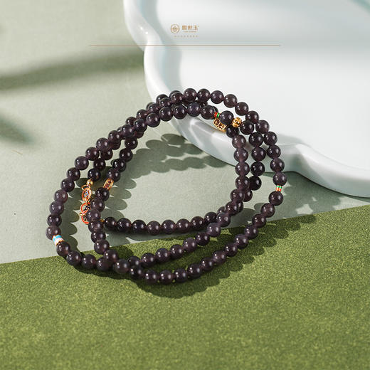 「黛雨池」烟紫手串 商品图1