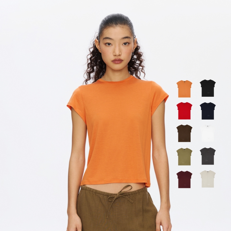 oneup天丝羊毛轻薄短袖