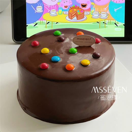 小猪佩奇的巧克力蛋糕 商品图0