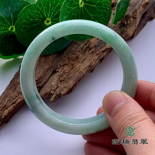 派瑞翡翠 翡翠手镯 糯种 绿色 商品图3