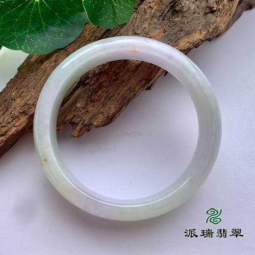 派瑞翡翠 翡翠手镯 糯种 绿色 紫色 商品图1