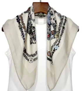 【不退不换】良木礼丝毛方巾（8476）