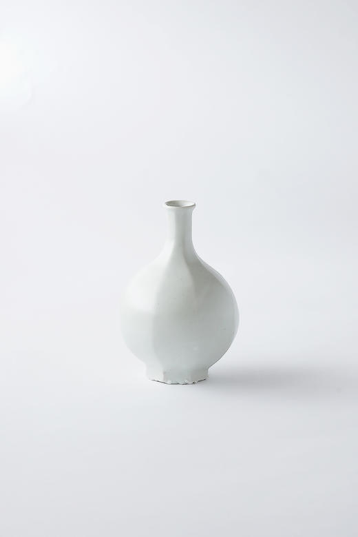 田中茂雄50白瓷｜面取瓶 商品图0