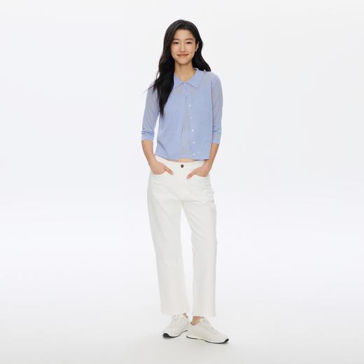 Oneup竹节牛仔九分裤 商品图4