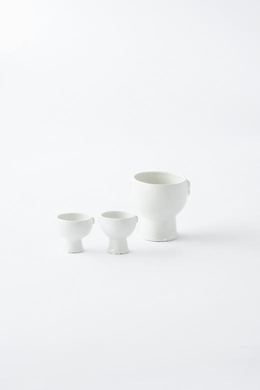 田中茂雄25｜26 白瓷｜双耳杯 商品图5