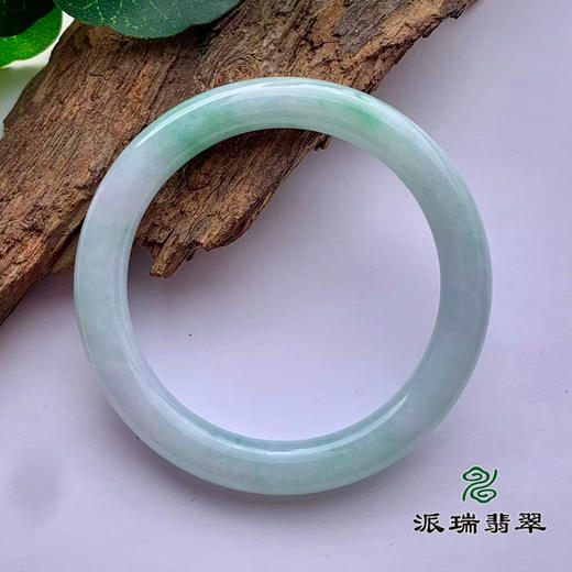 派瑞翡翠 翡翠手镯 糯种 绿色 商品图1