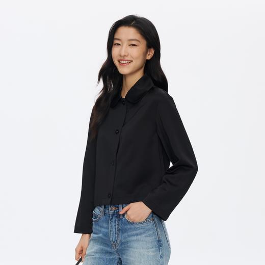 Oneup缎面娃娃领外套 商品图3