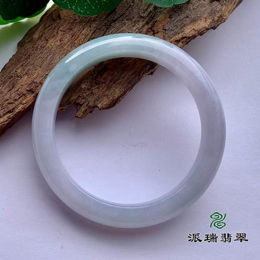 派瑞翡翠 翡翠手镯 糯种 绿色 紫色 商品图1