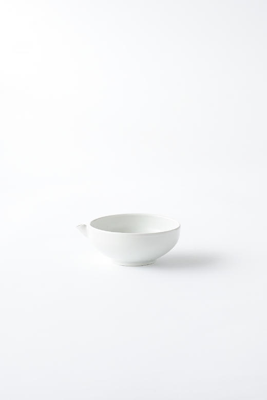 田中茂雄16｜17 白瓷｜平片口 商品图1