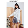 玛克门店发货MAXRIENY百褶A摆简约格雷网纱压褶半裙(货号:MC86SK008) 商品缩略图1